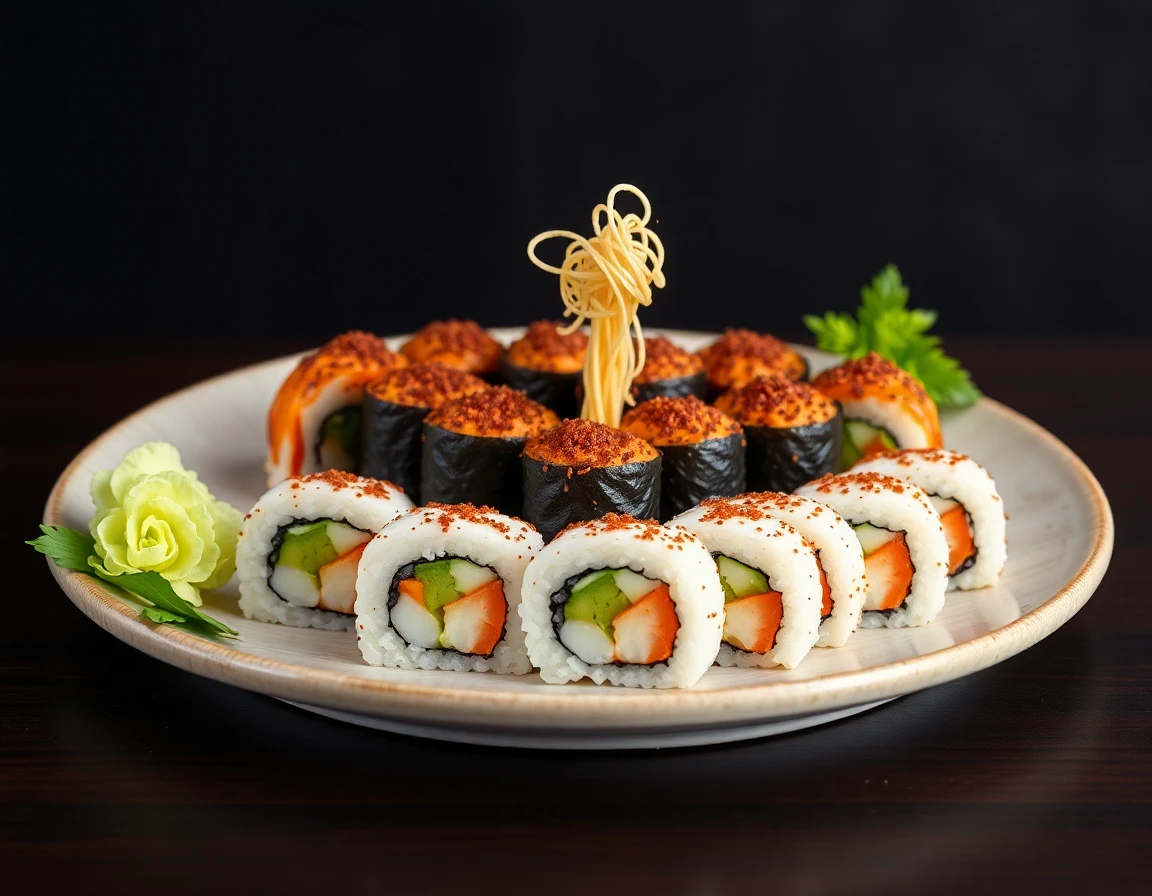 Sushi s lososem